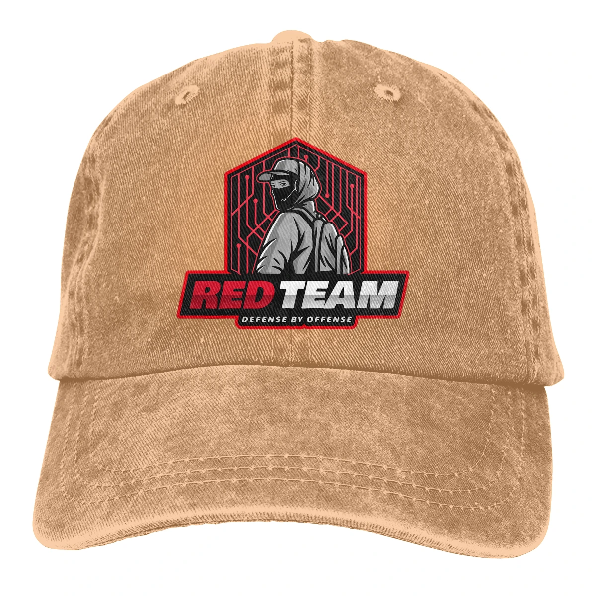 Cyber Security Red Team Defense Baseball Cap Men Hats Women Visor Protection Snapback Linux Operating System Tux Penguin Caps