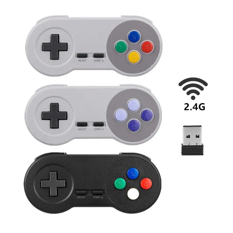 PC Gamepad Wireless Game Controller Joystick Joypad SNES for Windows 7/8/10 PC MAC Computer Raspberry Pi Retropie Controller