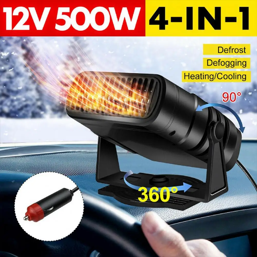 

Car Defroster Multifunctional Strong Wind 2-In-1 12V 24V Car Windshield Heater for SUV