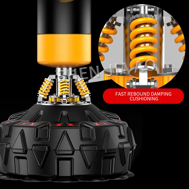 空のボクシング土嚢フィットネス送料スタンド垂直吸引カップベース土嚢テコンドートレーニング圧力リリーフ立ち直る土嚢