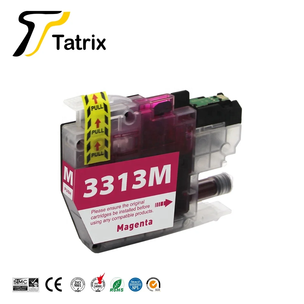 Tatrix LC3313 LC3311 Premium Color Compatible Printer Ink Cartridge for Brother MFC-J491DW MFC-J890DW