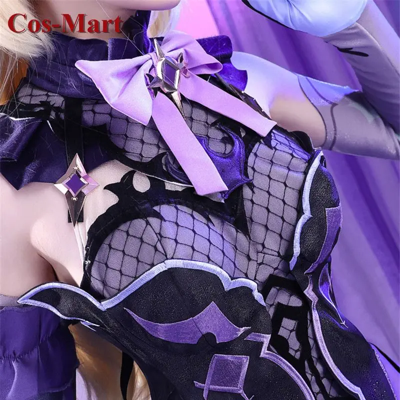 Cos-Mart Game Genshin Impact Fischl Cosplay Costume Sweet Gorgeous Uniform Dress Activity Party Role Play Clothing S-XL New