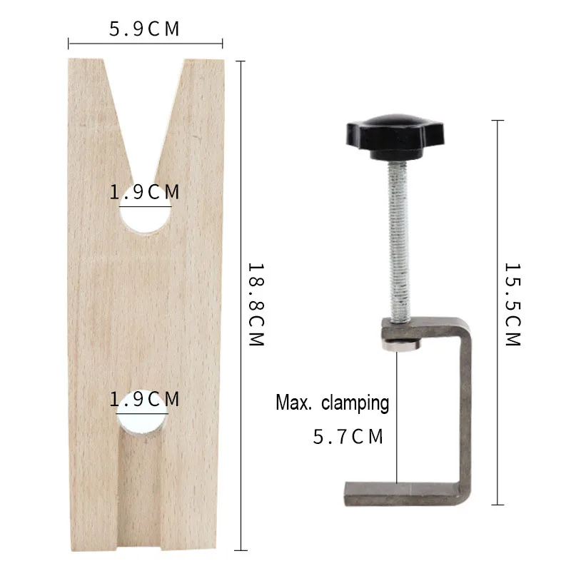 U-Shaped Jewelry Jig Saw With Bow Saw Blade Kit Wooden Table Stopper with Clip DIY Model Cutting Tools Handheld Jewelry Tools