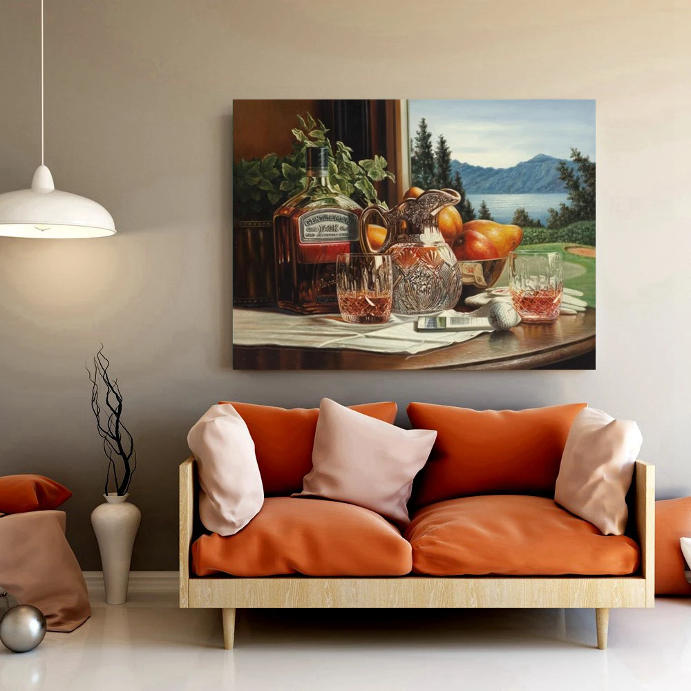 

Gallery Print Fruit Food Wine and Fruit Vintage Home Decors Canvas Painting Landscape Artwork for Office Bar Wall Decor Dropship