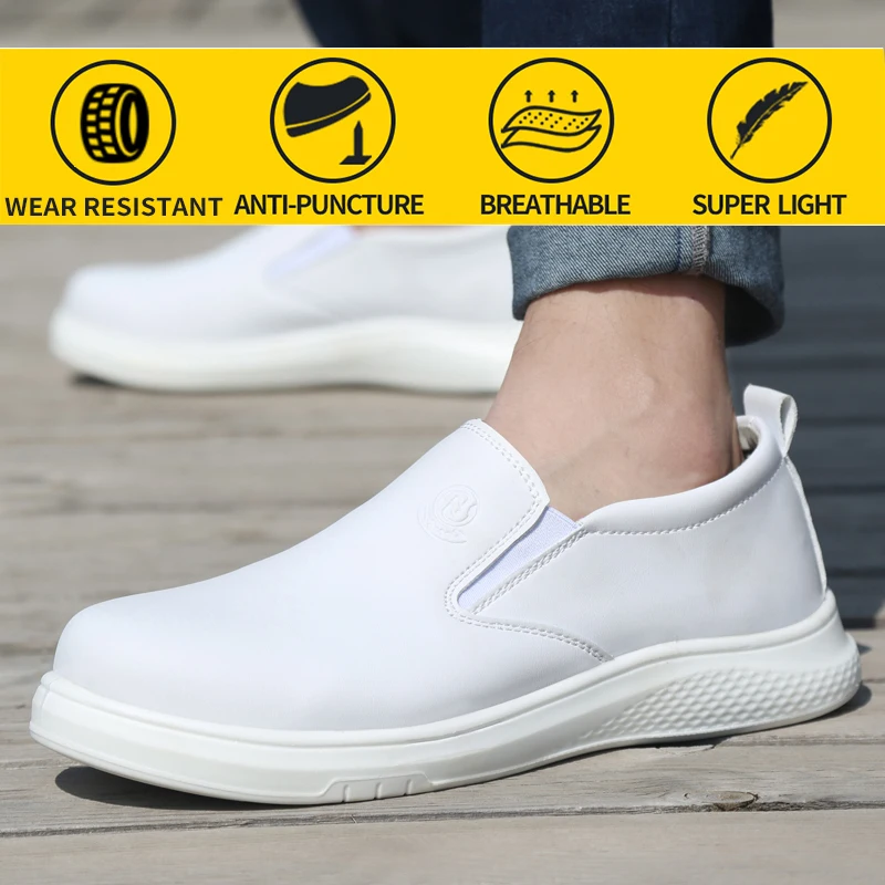 Men Work Shoes ESD Safety Shoes Fashion Comfortable Indestructible Construction Anti-static