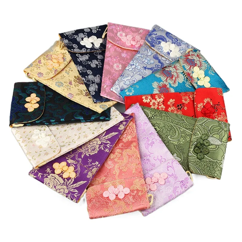 Suzhou silk brocade Chinese manual Plate buckle Phone Bags protective case band Lanyard Diagonal cross package Gift bags