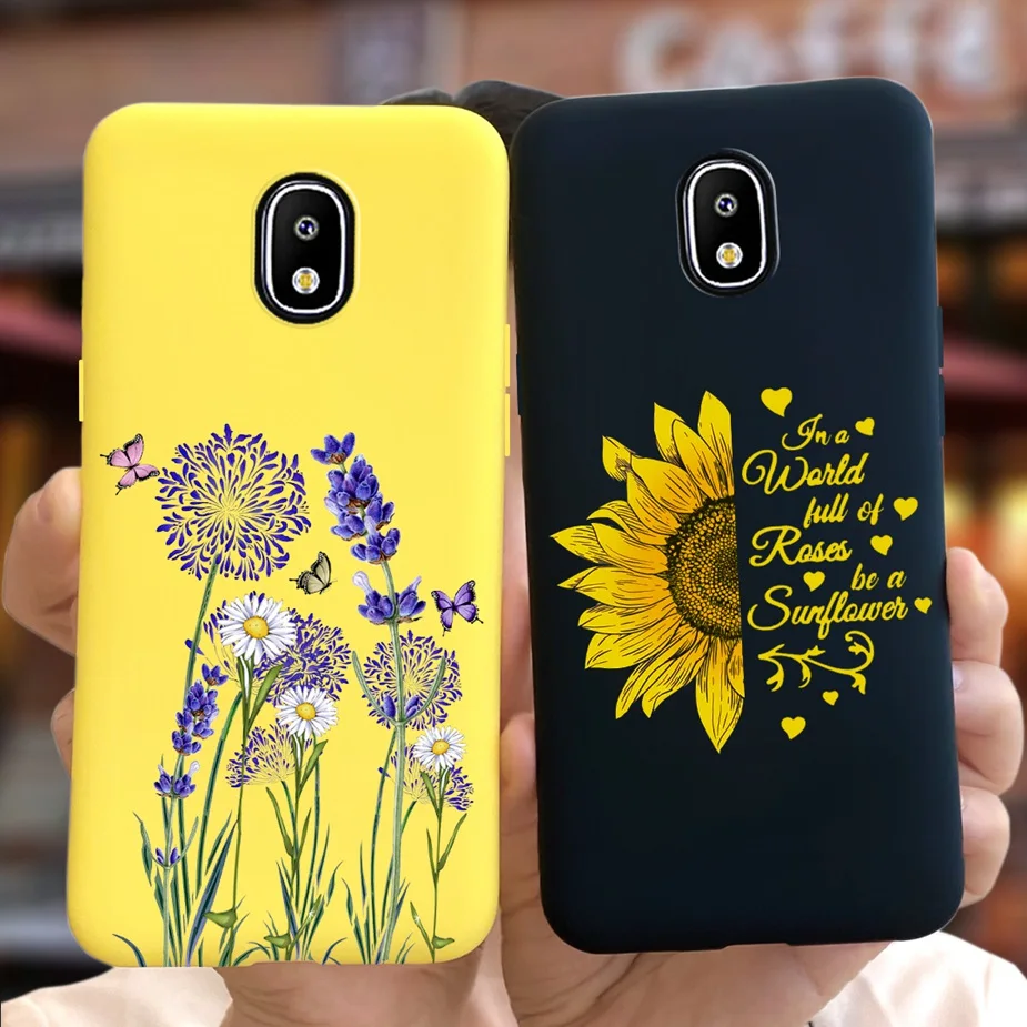 For Samsung Galaxy J3 J5 J7 Pro 2017 Case Soft Silicone Stylish Painted Cover Case For Samsung J330F J530F J730F TPU Fundas Capa