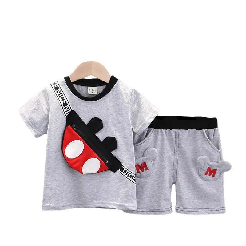 

Summer Baby Boys Clothes Children Fashion Girls Cartoon T-Shirt Shorts 2Pcs/set Toddler Casual Clothing Kids Cotton Sportswear
