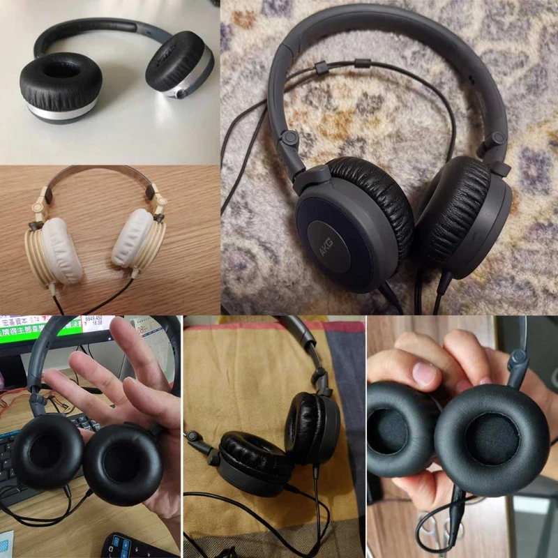 1 paar Ohr Pads Kissen Abdeckung Ergonomisches Design Kompatibel mit AKG K420 K430 LE-K416P Y30 K404 Headset Kopfhörer