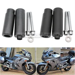 Motorcycle Black Carbon No Cut Frame Sliders Crash Falling Protection For Yamaha FJR1300 FJR 1300 2006 2007 2008 2009 2010 2011