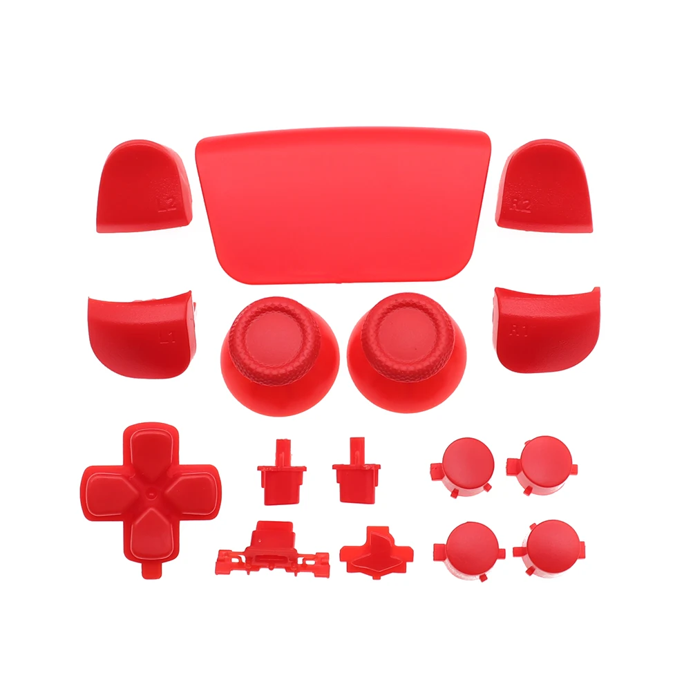 Conjunto Completo Botões Para PS5 V1 1.0 BDM-010 Controlador Thumb Sticks Joystick Cap L1 R1 L2 R2 D-pad Share Button Replacement