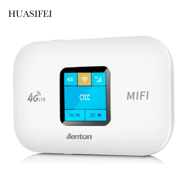 HUASIFEI Unlocked Router 3G/4G high-speed Sim Card LTE Modem 150Mbps High Speed Hotspot Pocket Wi-Fi Broadband Network Mi-fi