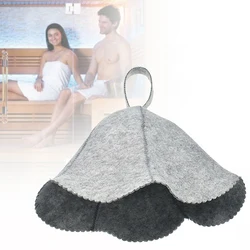 Felt Head Protection Bath Anti Heat Free Size Russian Style Shower Cap Sauna Hat Bathroom Accessories Товары Для Ванны כובע רחצה