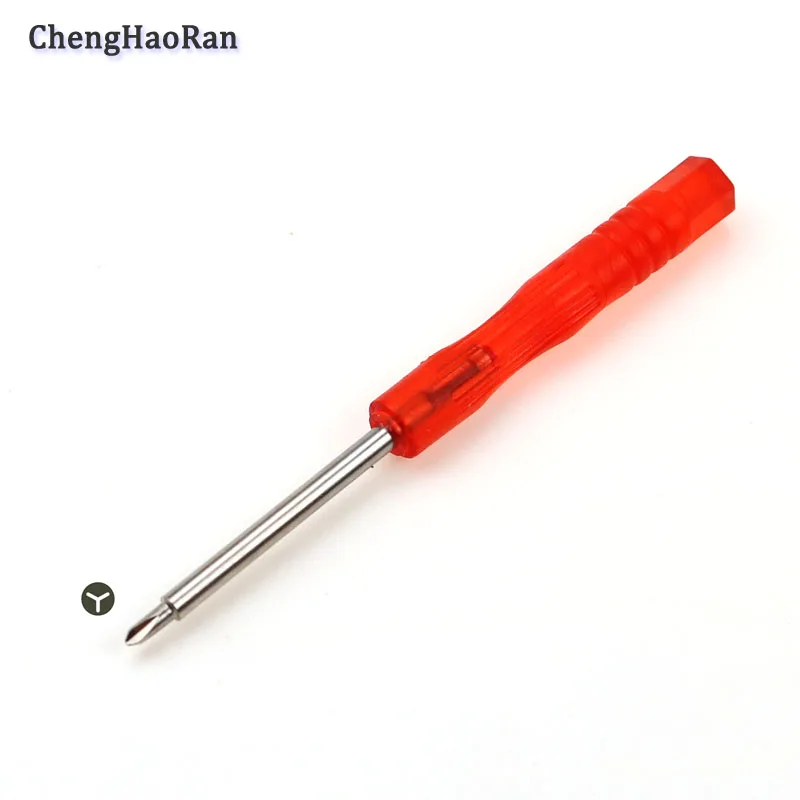 2pcs Red handle Cross Triangle Screwdriver for PS4/PS5/PSP/PSV/GBA/GBC/GBA SP/Wii game machine Y + screwdriver