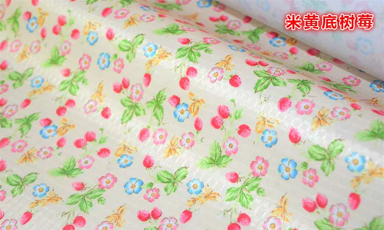 Floral Cartoon 210D PVC Wasserdichte Stoff Polster Oxford Polyester Stoff Wasserdicht Tabelle Zelt Tasche, Vorhang Möbel tuch – Detail 5