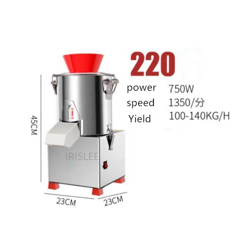 New 160 Commercial Household Electric Vegetable Chopping Machine Dumplings Vegetable Stuffing Machine 220V 250W 50-100kg / h