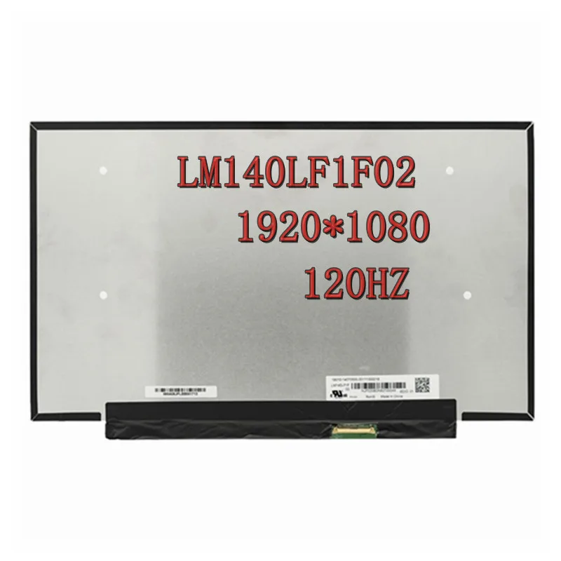 

14.0"inch Laptop Lcd Screen Display LM140LF1F02 LM140LF1F01 for Lenovo Xiaoxin Air 14 2020 120Hz FHD 1920x1080 IPS 40Pin