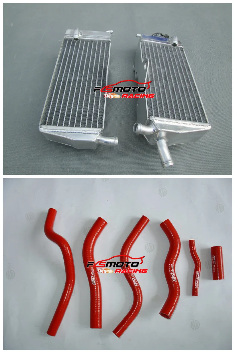 For HONDA CR125R CR125 1990-1997 91 92 93 94 95 96 Aluminum Racing Radiator & silicone hose