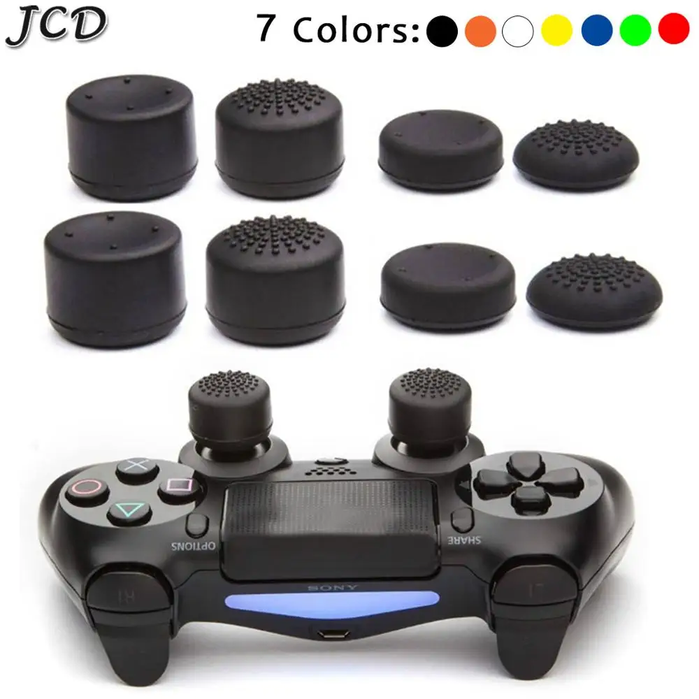 

JCD Analog Thumb Stick Grip Caps Silicone Anti-slip Cover for PS5/PS4/Xbox One/Xbox One Elite Controller/Switch Pro Controller