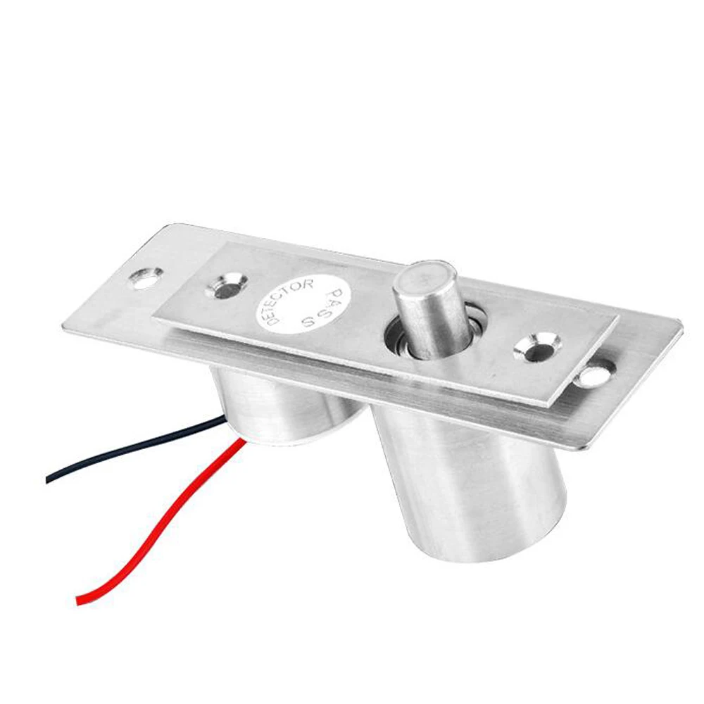 Mini serratura elettrica a bullone in acciaio inossidabile 12V DC Serratura per porta a solenoide Installazione semplice per sistemi di sicurezza