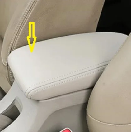 For Honda City 2008 2009 2010 2011 2012 2013 2014 Customzied Microfibre Leather Center Armrest Cover Car accessories interior