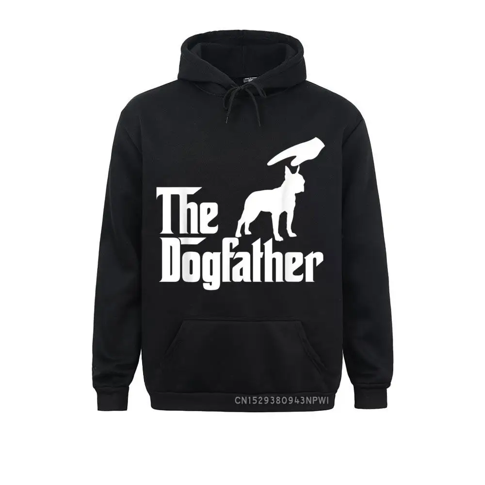 Boston Terrier The Dogfather Dog Lover Pullover Normal Sweatshirts For Adult Winter/Autumn Hoodies Birthday Clothes Retro