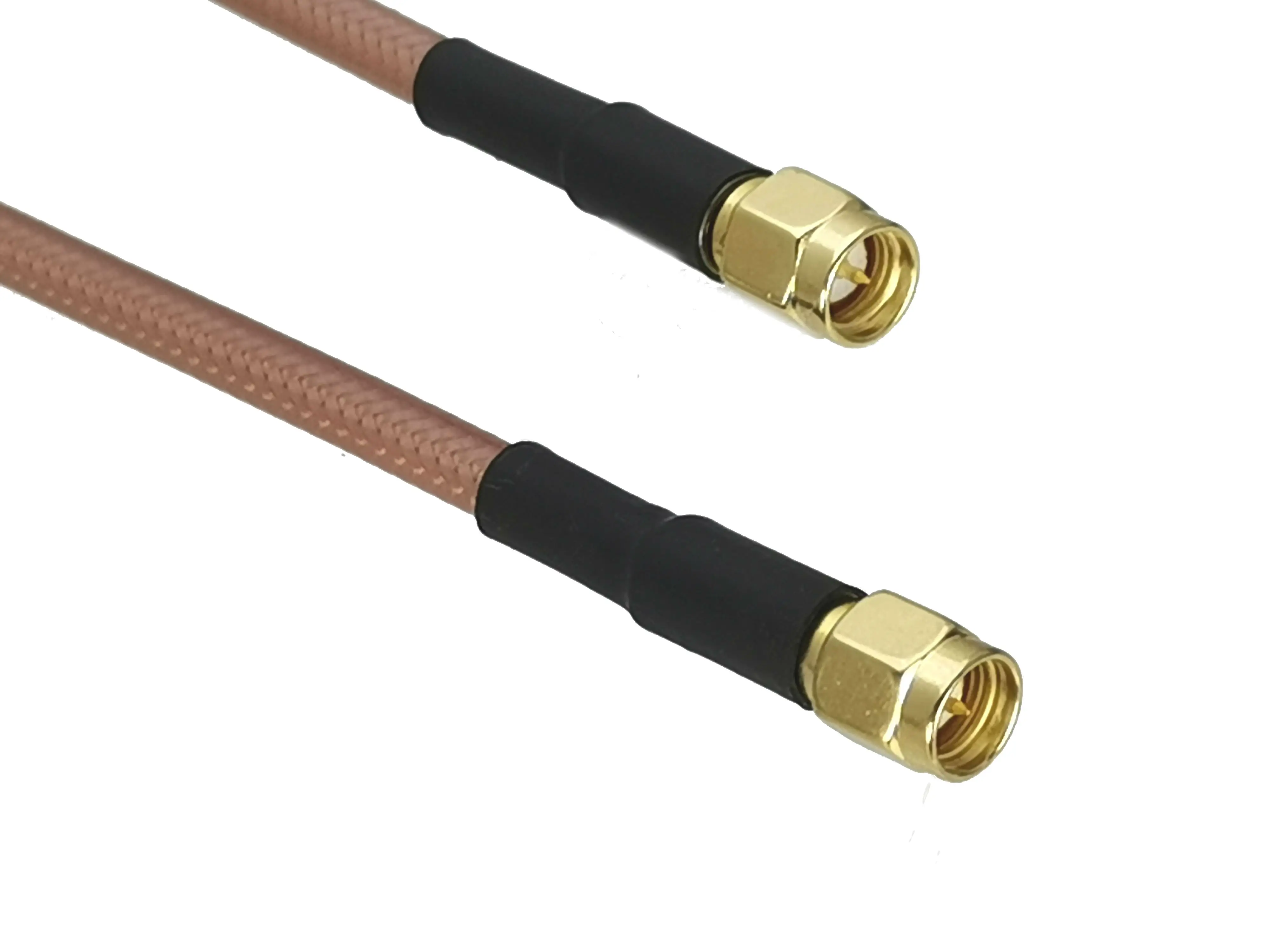 Rg142 plugue macho sma, plugue macho 3 polegadas ~ 10 pés para jumper e rabo de porco
