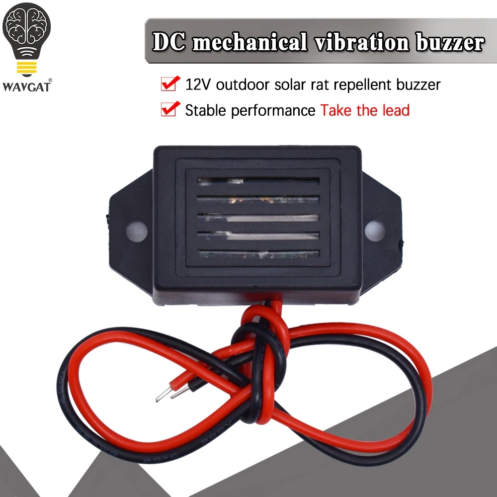 Dzwonek alarmu DC 12V 85dB Mini Alarm elektroniczny dzwonek alarmu s stały dźwięk