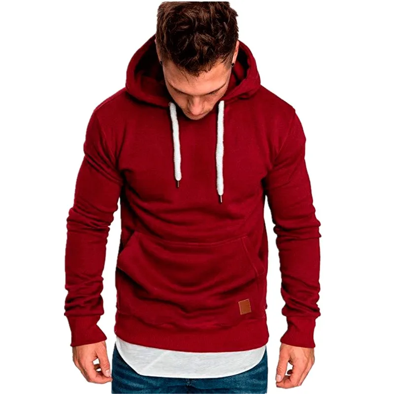 Fgkks einfarbige Herren Hoodies Sweatshirt Langarm Frühling Herbst Junge lässig Top Bluse Mode Sweatshirts Hoodies männlich