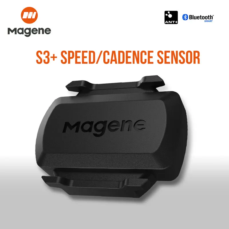 Magene S3+ Snelheid Cadanssensor ANT Bluetooth Computer Snelheidsmeter Dubbele sensor Fietsaccessoires Compatibel met WahooOnelap Zwift