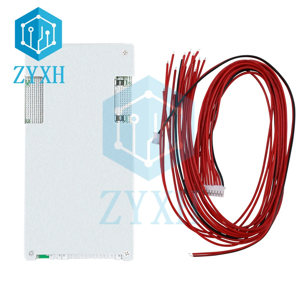 BMS 17S 45A 60V Li-Ion Lithium Lipo 18650 Battery Balancer Charge Board Common Port Short Circuit Protection For Ebike Escooter