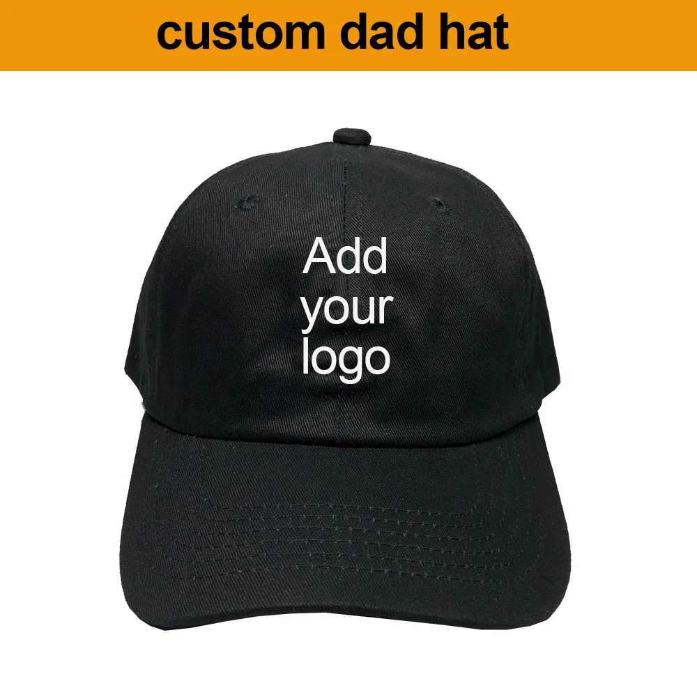 Factory wholesale!custom dad hat custom logo,unstructured  baseball cap add your own logo custom embroidery