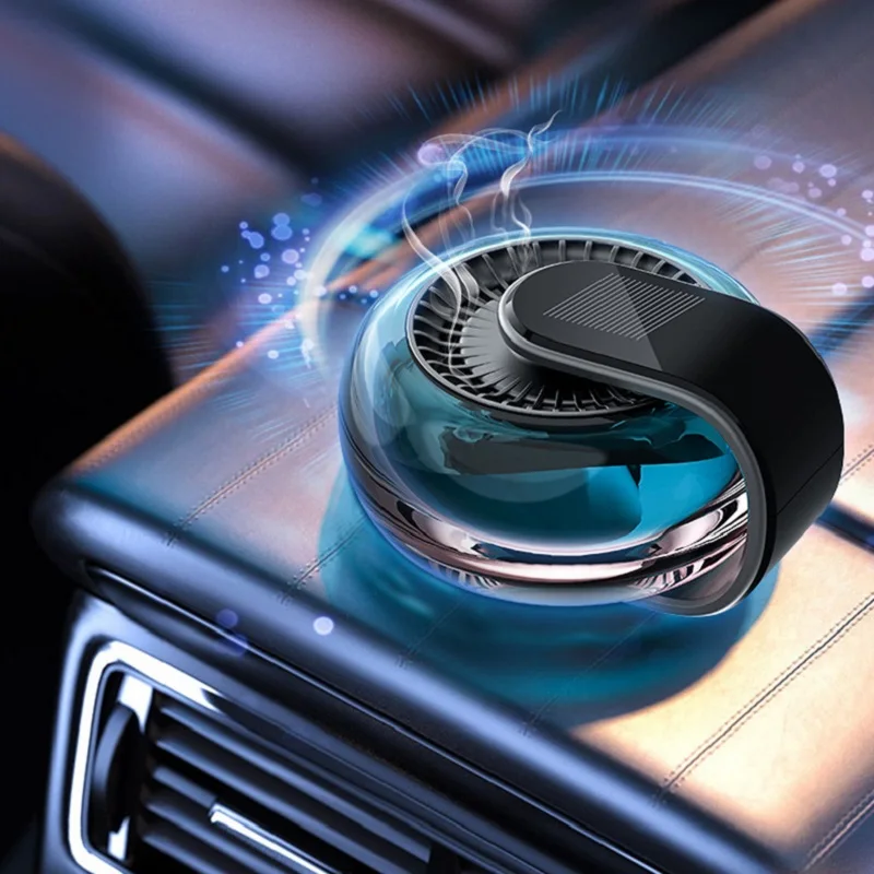

Solar Automatic Carousel Aromatherapy Decoration Car Aromatherapy Car Perfume Seat Air Purifier Fragrance Accessories