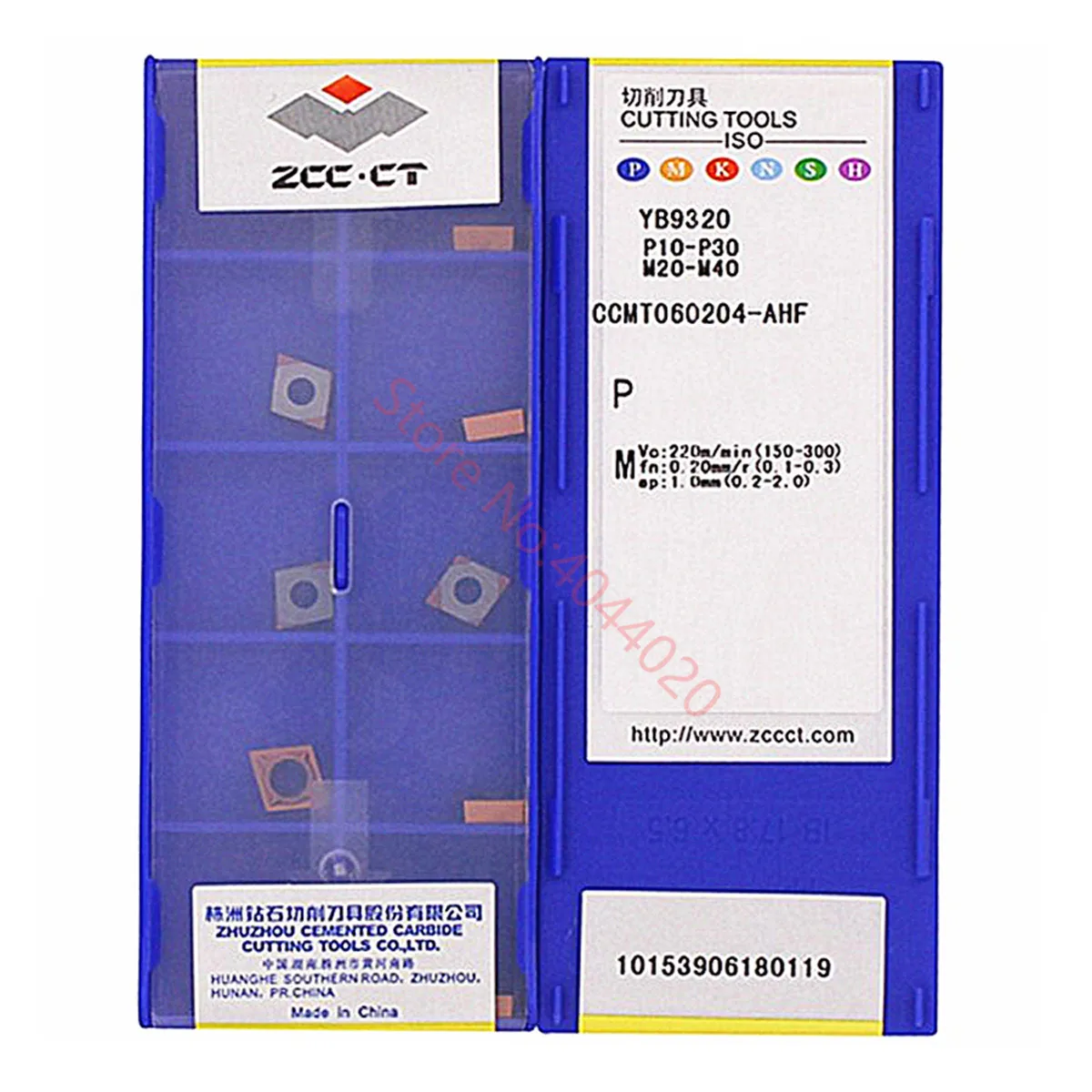 ZCC.CT CCMT060204 CCMT060208 CMT09T304 CCMT09T308 CMT120404 CCMT120408 YB9320 Carbide Insert CCMT Inserts