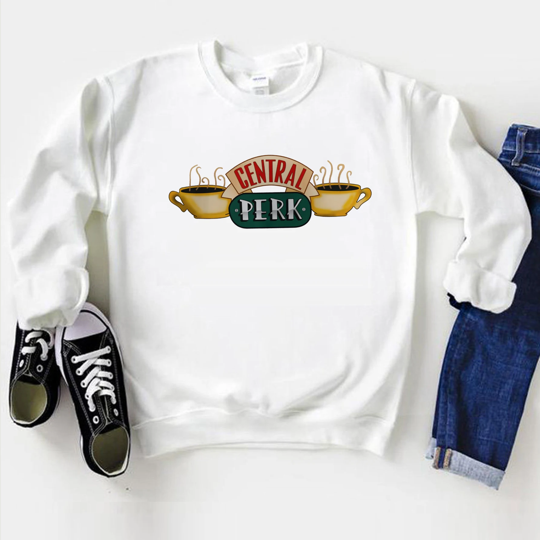 Central Perk Friends TV Show Sweatshirt Friends Jumper Central Perk Coffe Shop Sweatshirts Best Friends Tops Gift for Friend