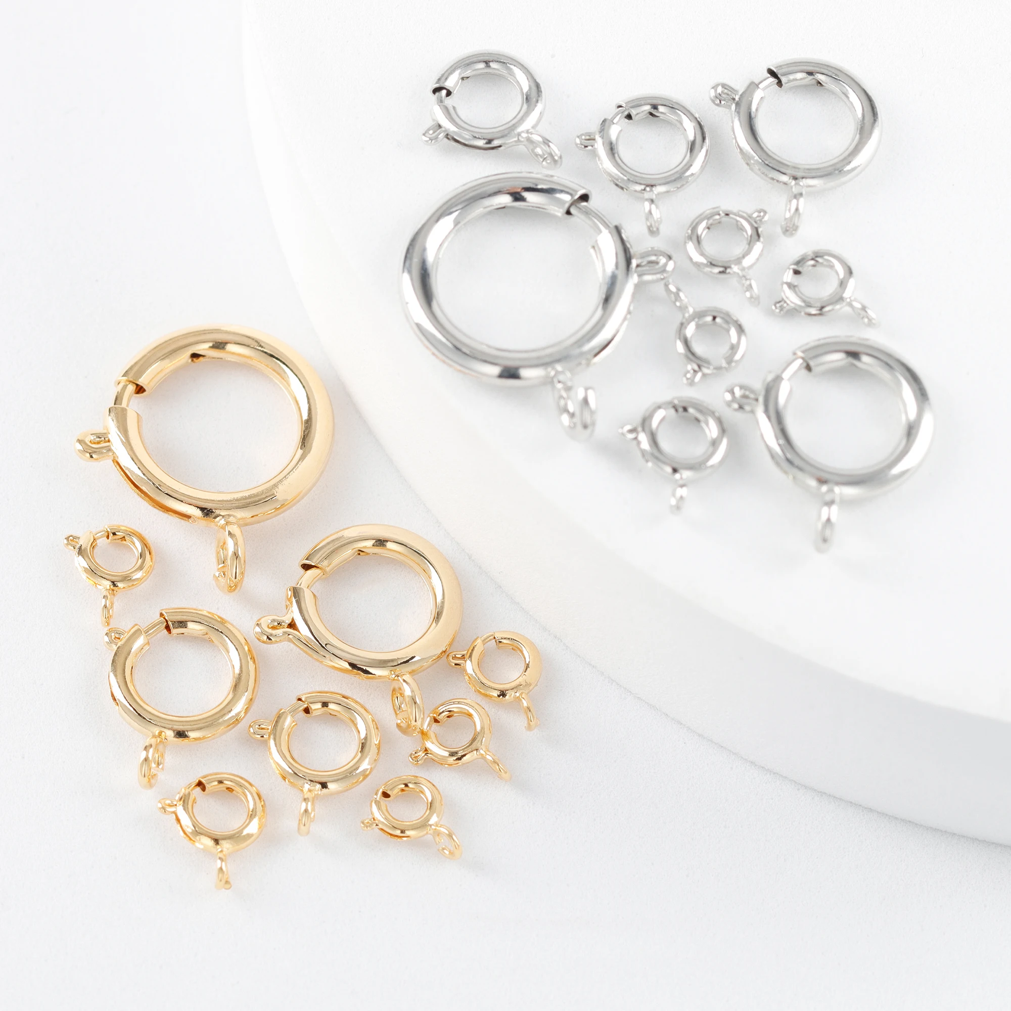 YEGUI MA01,jewelry accessories,clasp hooks,18k gold plated,copper metal,rhodium plated,nickel free,jewelry making,10pcs/lot