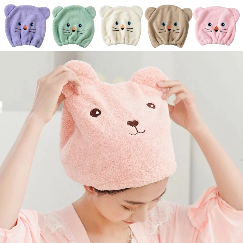 2022 NEW Good Hygroscopicity And Breathability Microfiber Hair Turban Quickly Dry Hair Hat Wrapped Towel Cap Towel