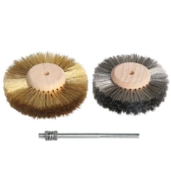 Jeu de brosses pour tige de perceuse 1/4 