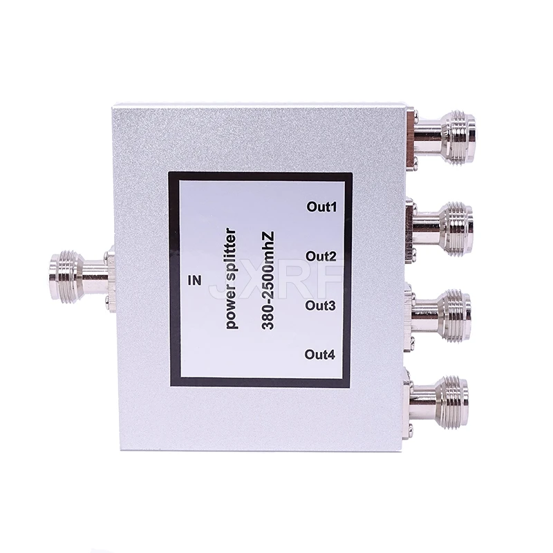 New 4 Way N Power Splitter 380mhz~2500MHz,N female power divider signal cable splitter female divider