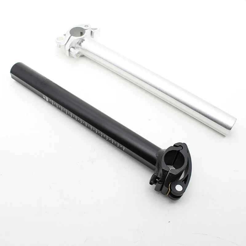 Folding Bike Original Stem 25.4mm 28.6mm Bilateral Adjustable Stem Folding Bicycle Double Section Stem Parts