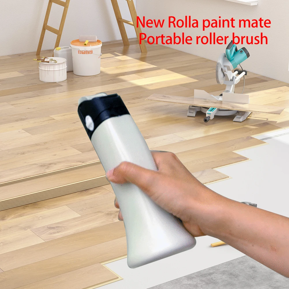 

Roller Brush Handle DIY Craft Tool House Paint Rollers Runner for Wall Decorate Paint Runner Roller Brush Handle Kit