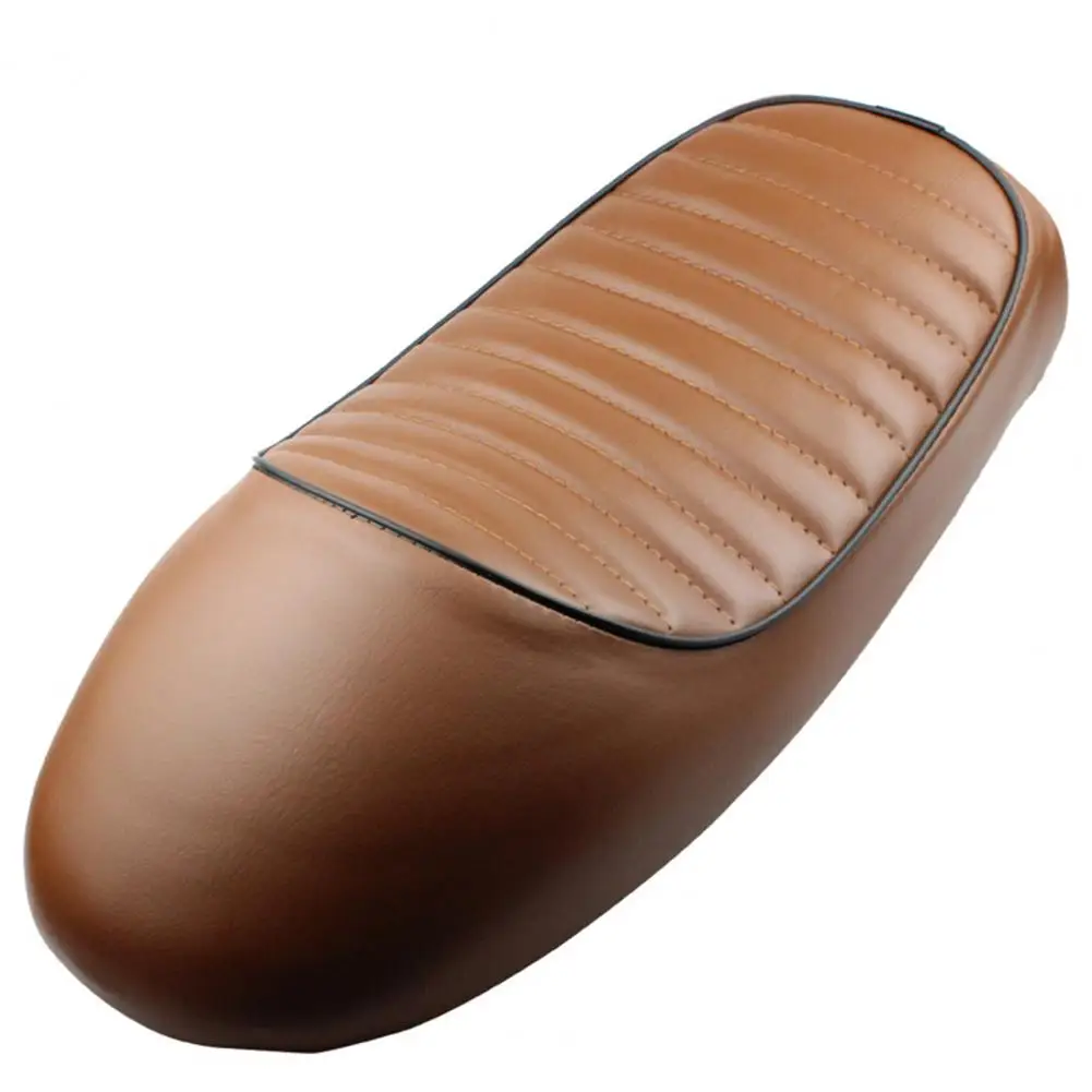 Hot Selling Motorcycle Seat Vintage Wear-Resistant Faux Leather Hump Cafe Racer Motorcycle Seat for Honda CG125