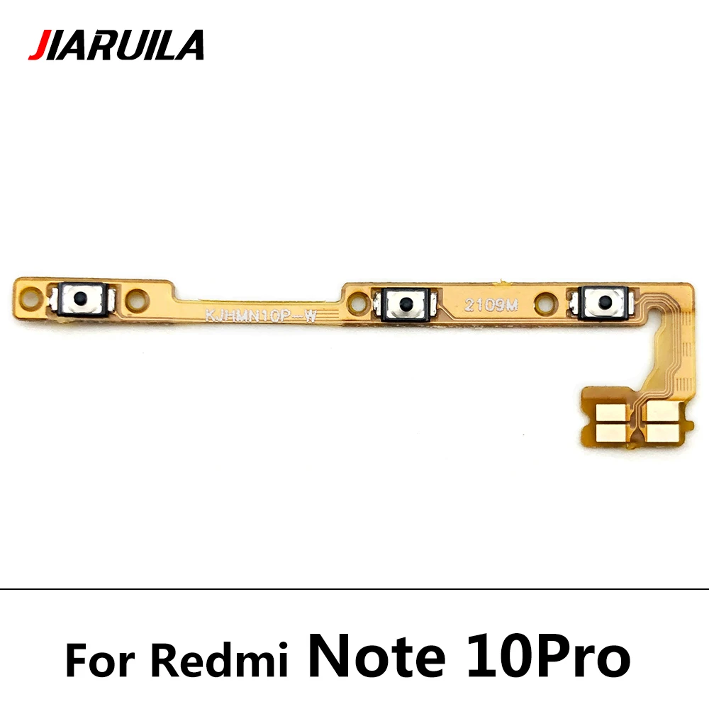 Volume Button Power Switch On Off Button Flex Cable For Xiaomi Redmi Note 3 4 4X 5 5A 6 7 8 8T 9 9T 10 Pro 9s 5G Power Key