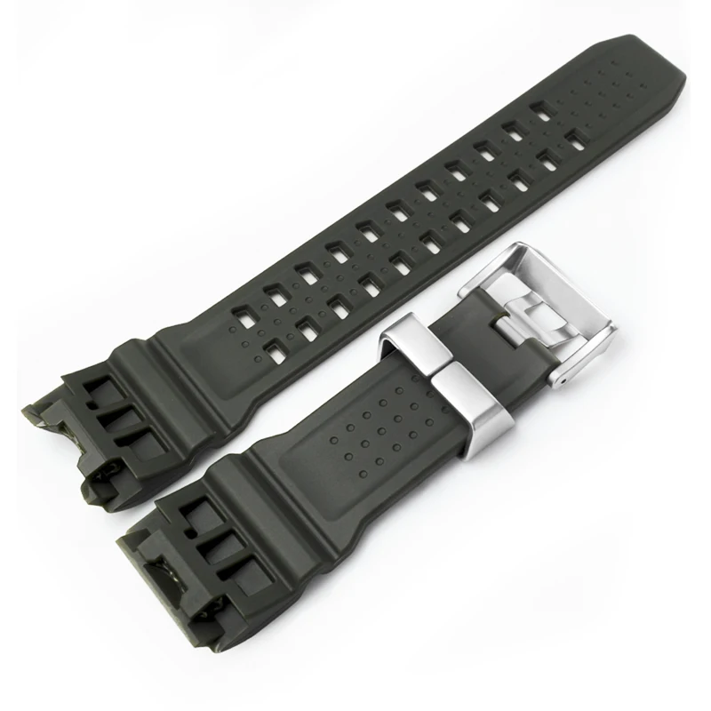 High Level Silicone Resin Watchband for GWG-1000 Men Sport Waterproof GWG1000 Black Red Army Green Resin Tape With Tools