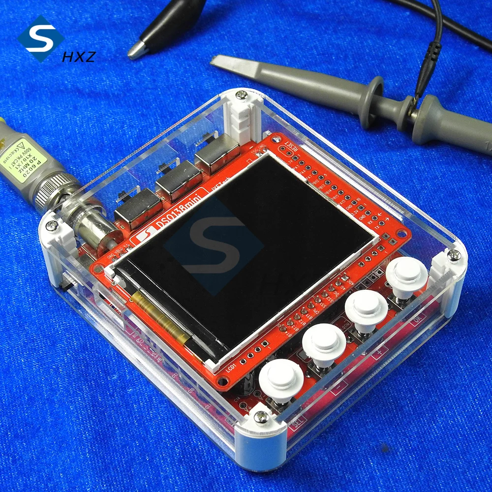 DSO138mini Version Oscilloscope Shell Transparent Case for DSO138 Mini Oscilloscope Digital DIY Kit Electronic Learning Set