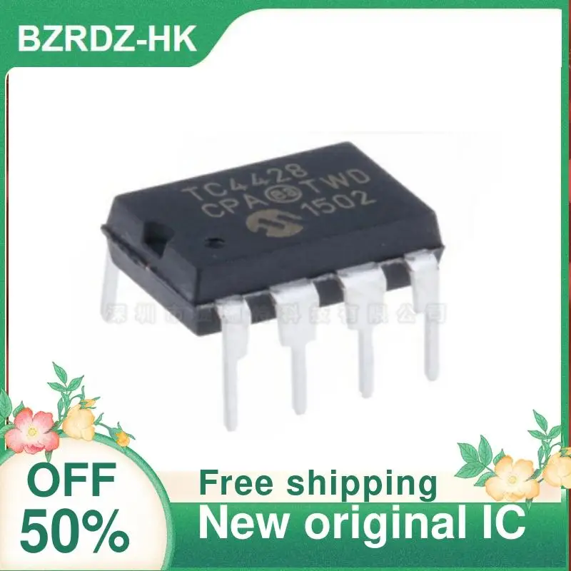 10ชิ้น TC4428EPA TC4428CPA DIP-8 Nuevo เดิม