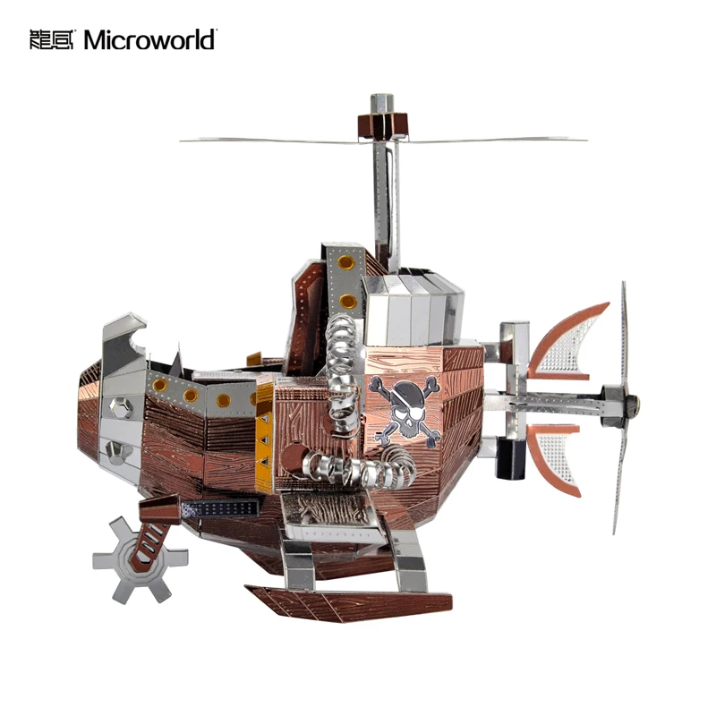 

Новинка 2020, металлический 3D пазл Microworld для творчества, модель самолета «сделай сам» для спасения, образовательная головоломка с лазерной резкой, подарки, игрушки для детей