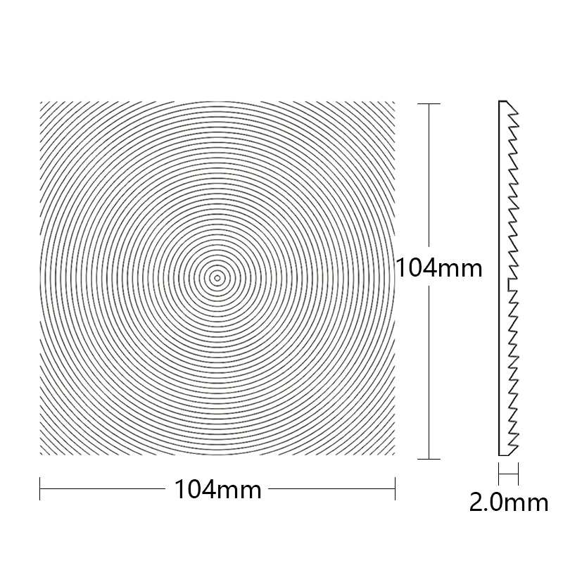 Fresnel lens 104x104mm F55mm 2.7\