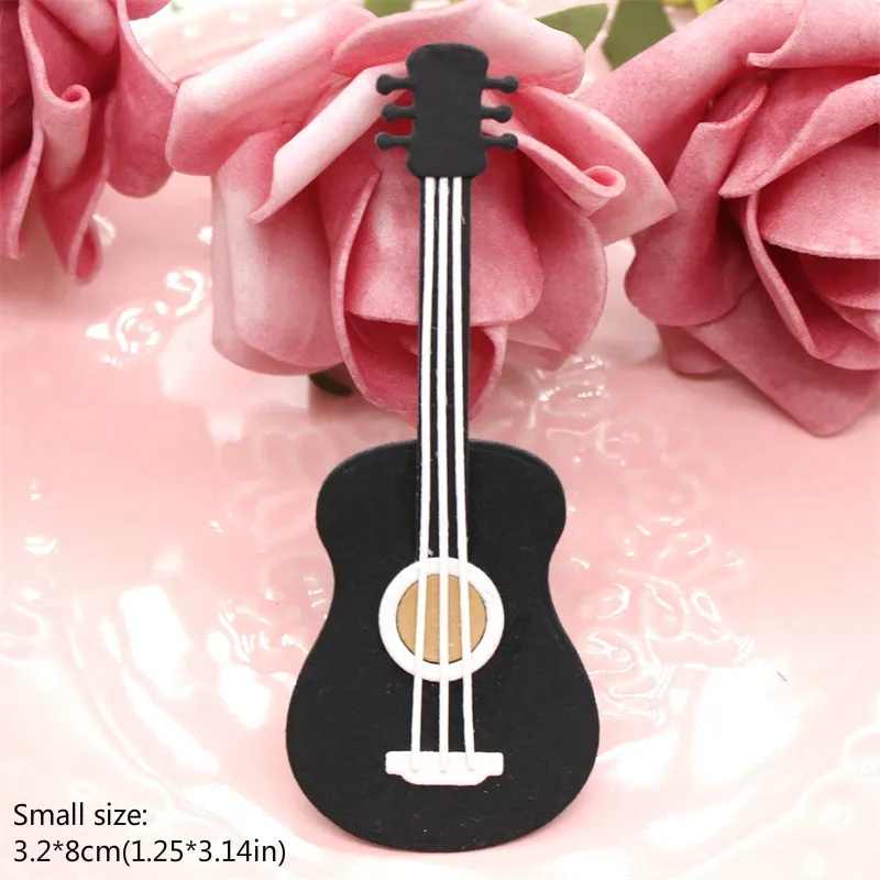 KLJUYP gitara Metal wykrojniki papier do notatnika Craft dekoracje umiera scrapbooking