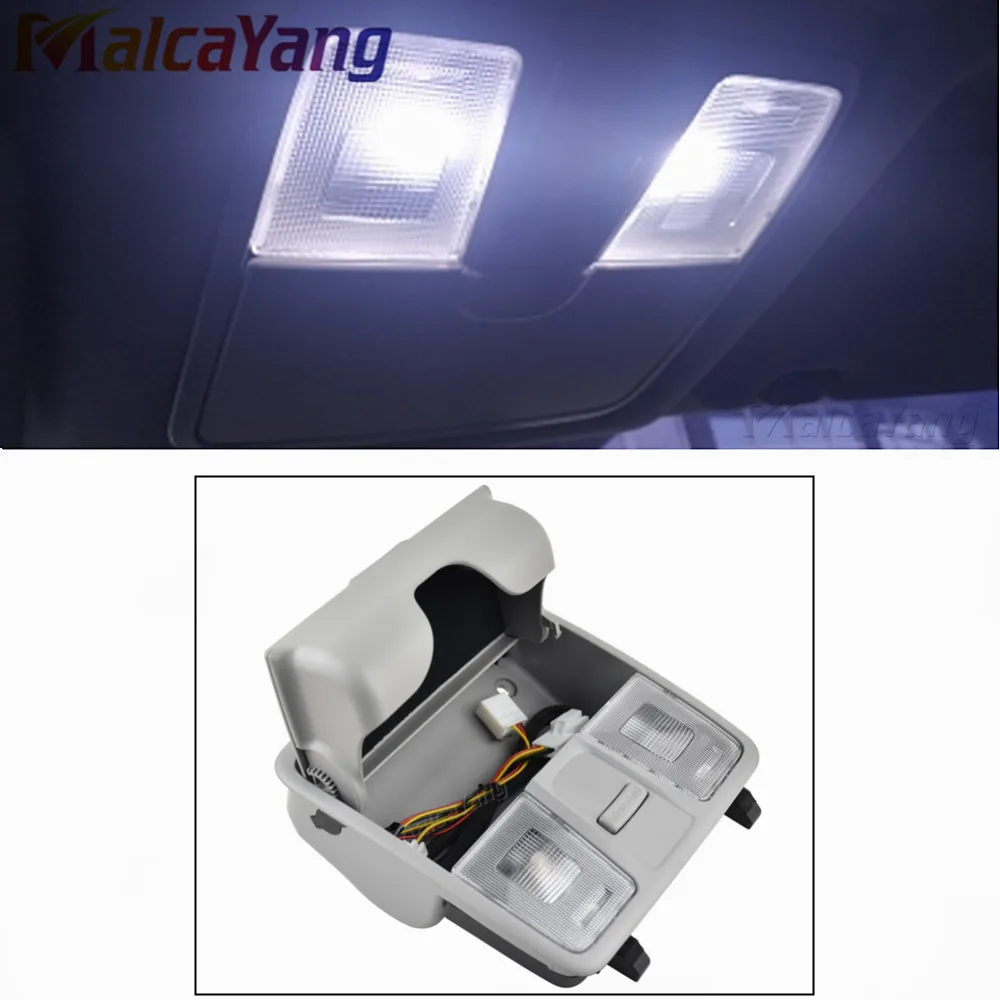 new Upgrade Front map lamp reading light with glass box for Hyundai IX25 Creta 2015 2016 2017 gray FOR KIA K3